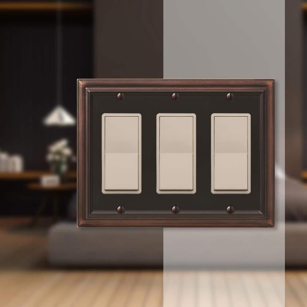 CKP Impressions 3 - Gang Rocker Standard Combination Wall Plate