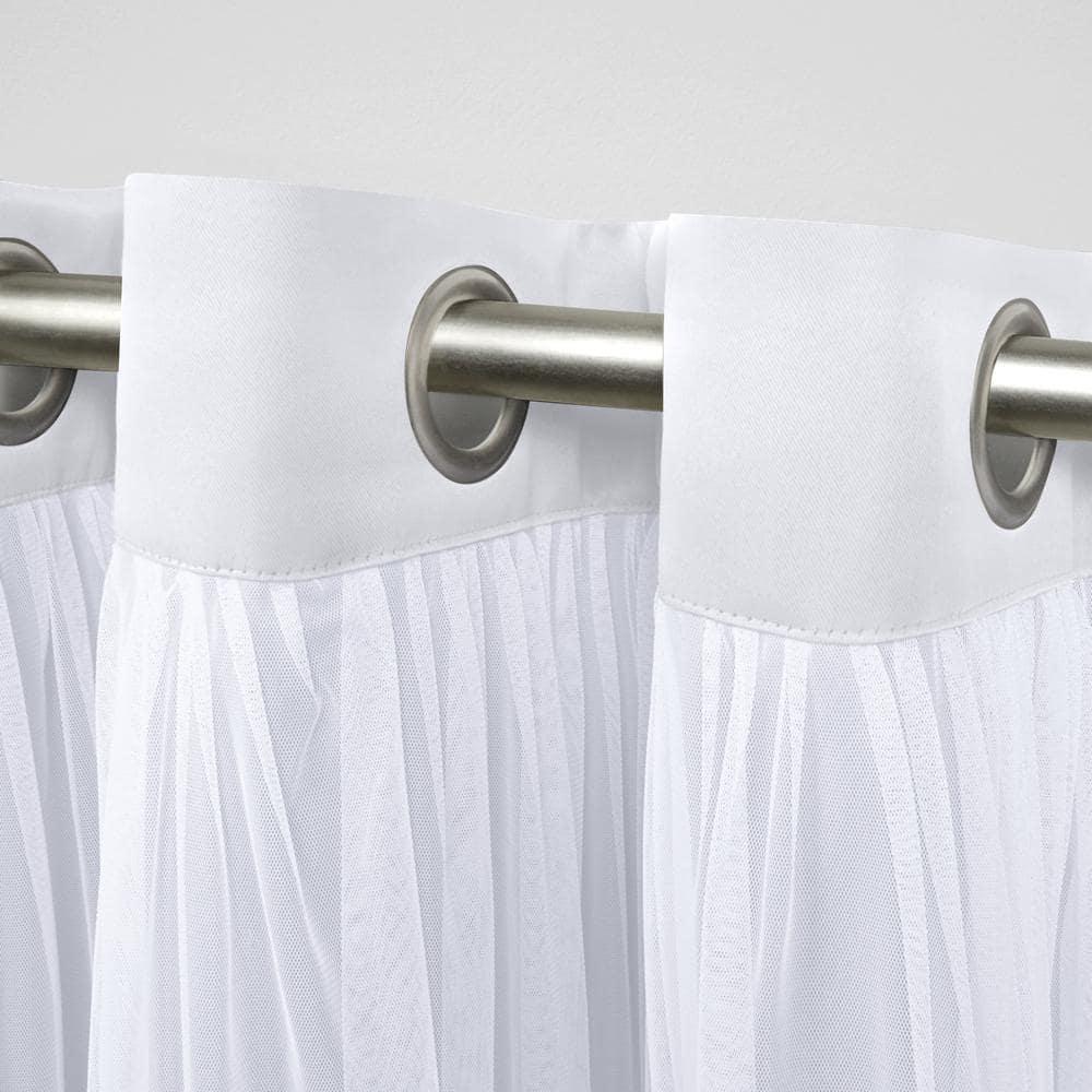 Amalgamated Textiles Cresendo Polyester Room Darkening Curtain Pair (Set of 2)