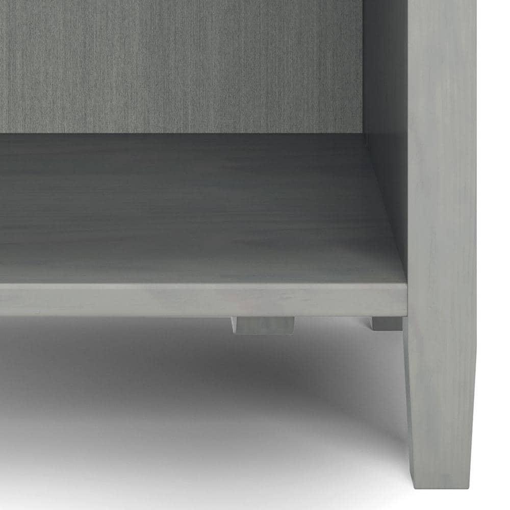 Simpli Home Warm Shaker 24"W Solid Wood Bedside Table with Two Drawers & Reviews | Wayfair