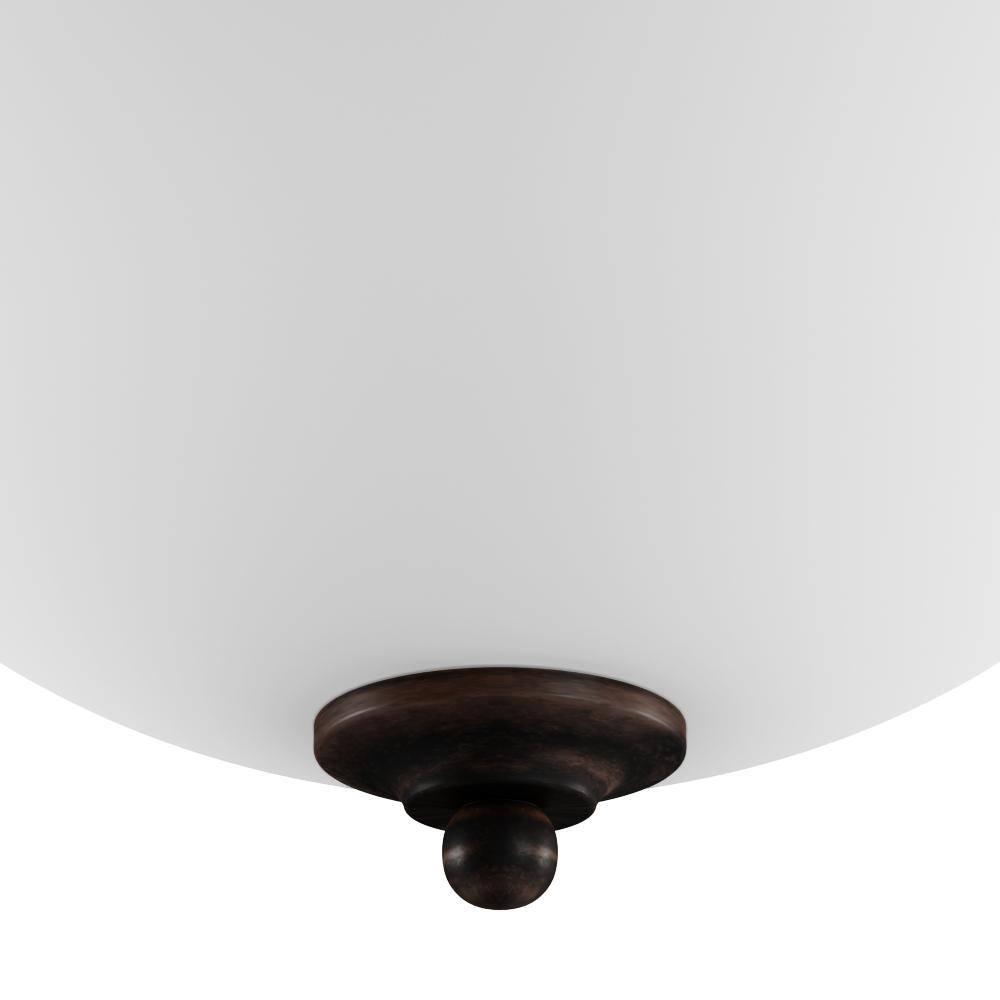 Maxim Lighting Essentials - 583x 3 - Light Flush Mount in  Oil Rubbed Bronze