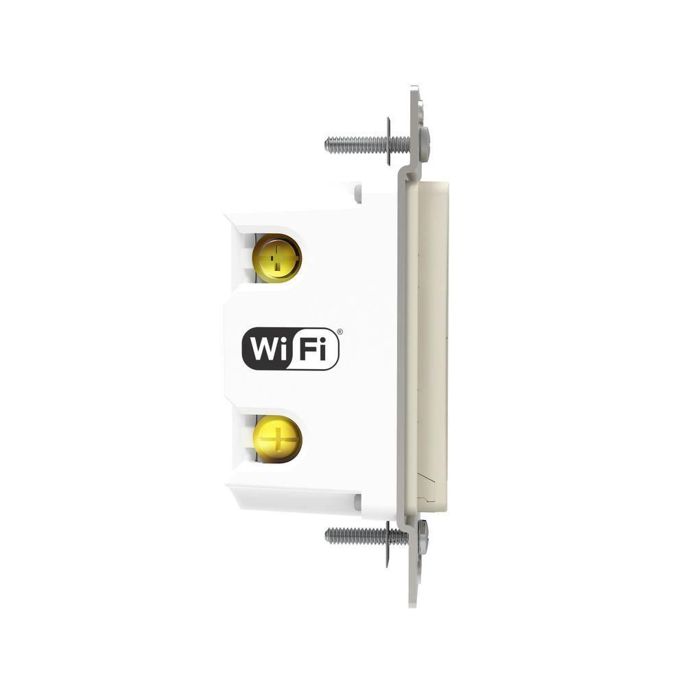 X Series 15 Amp Single Pole/3-Way Matter Smart Wi-Fi Rocker Switch Light Switch, Beige SQR141U1LAWM