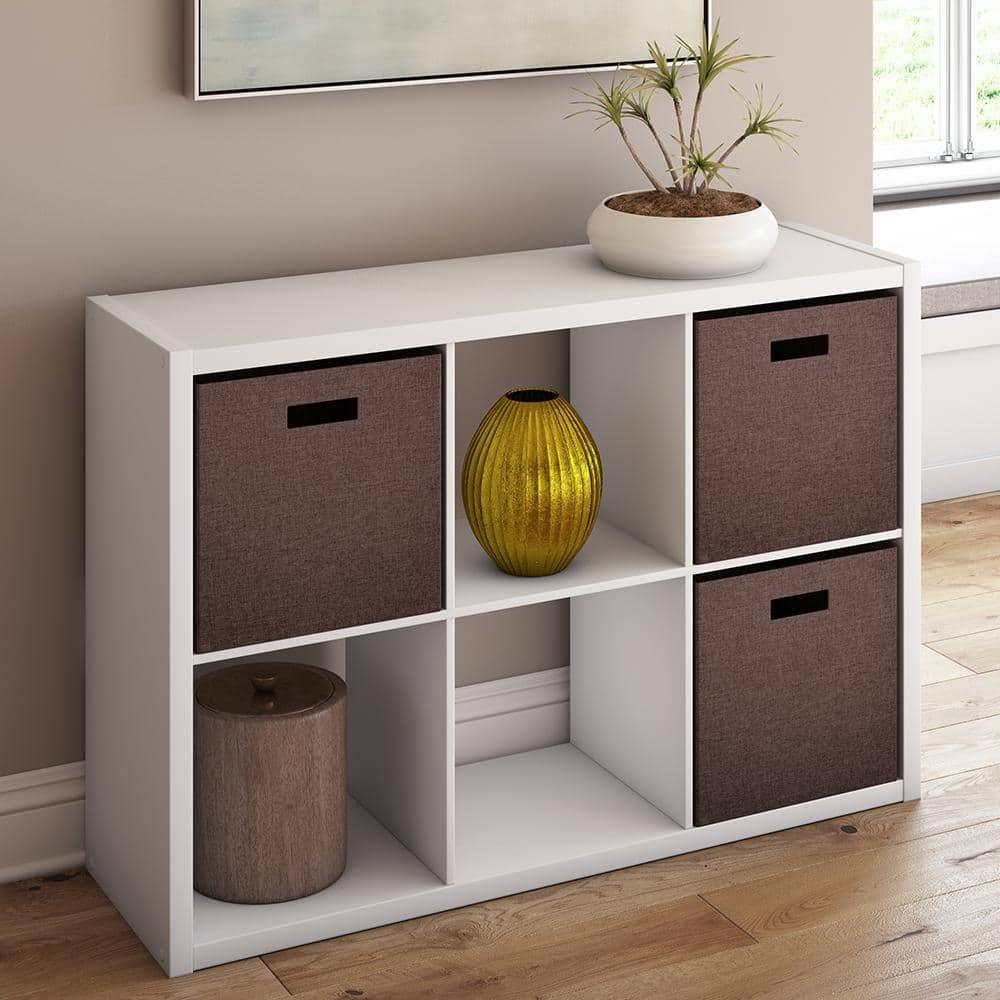 30'' H x 43.82'' W Decorative Cube Bookcase