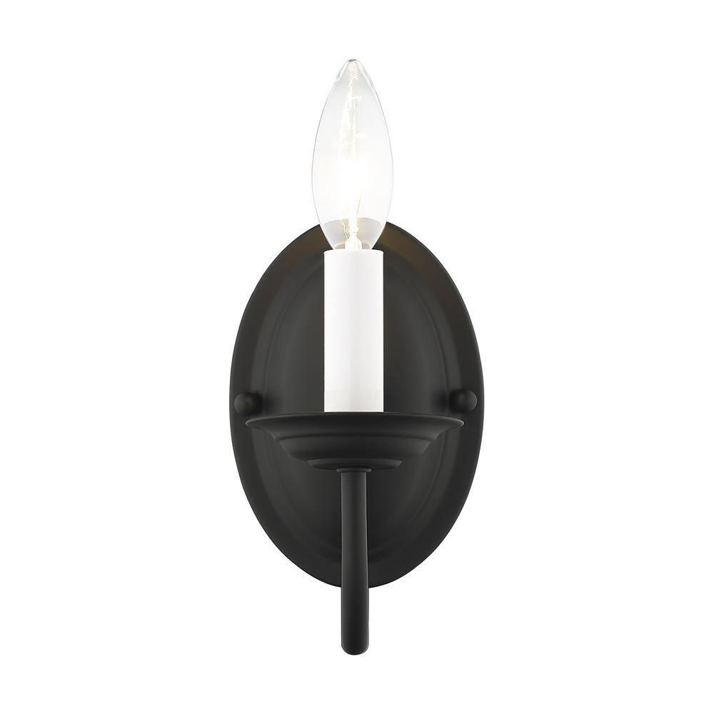 Livex Lighting - Home Basics - 1 Light Wall Sconce in Farmhouse Style - 4.25