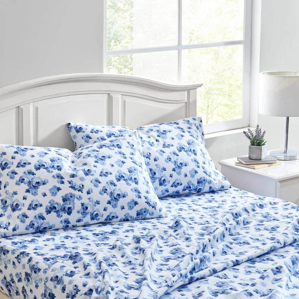 Laura Ashley Laura Ashley Cotton Flannel Cozy Sheet Sets