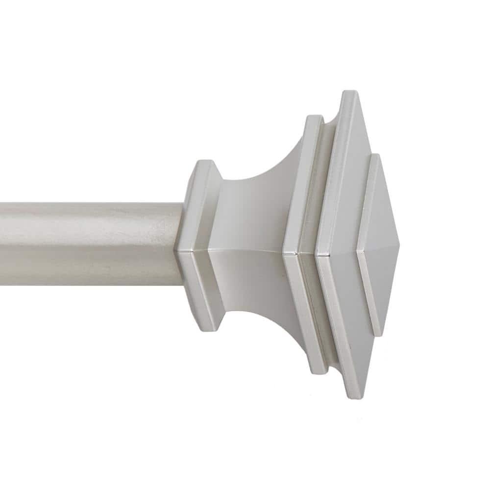 SnugSet Andrew Steel Adjustable Single Curtain Rod