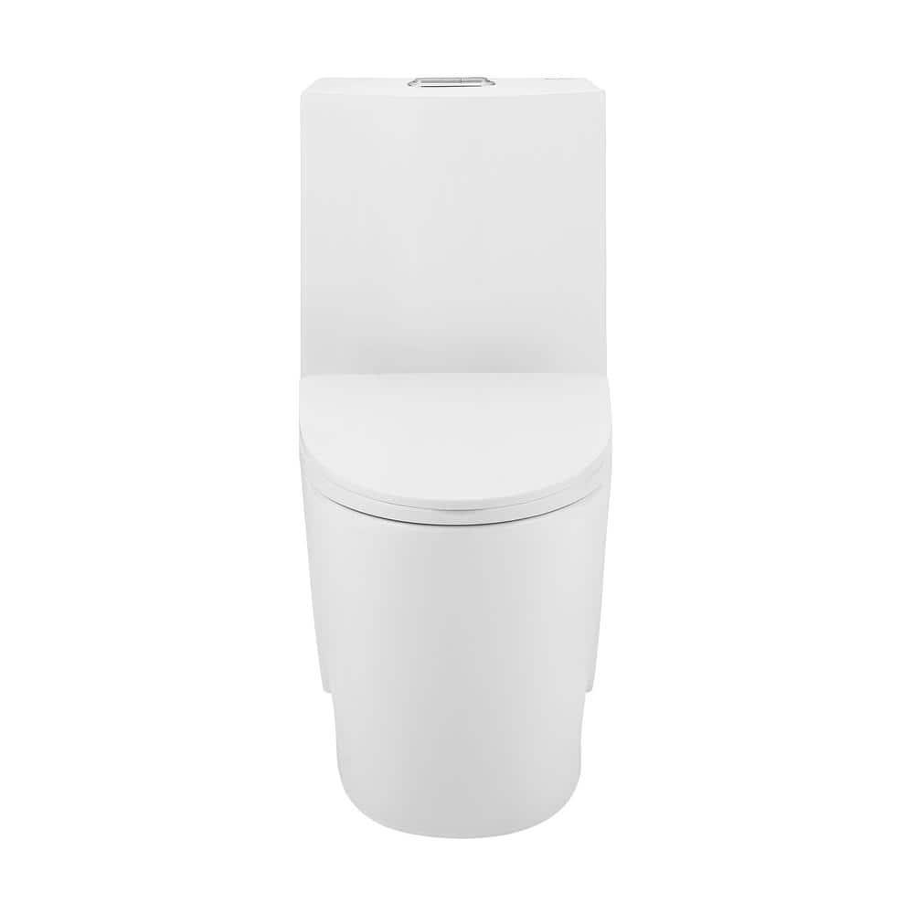 St. Tropez One Piece Elongated Toilet Dual Vortex Flush 1.6 GPF
