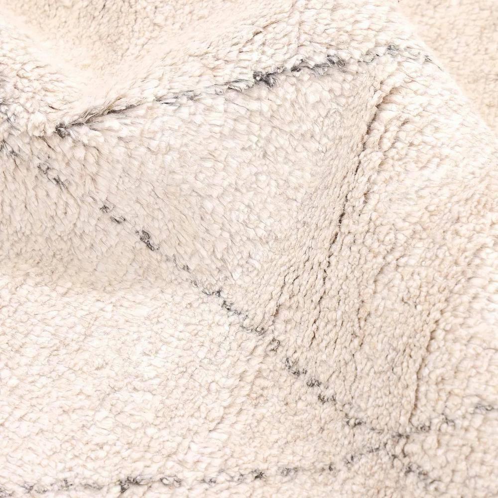 Ferra Hand-Knotted Wool-Blend Moroccan Style Shag Rug - 10' x 14'