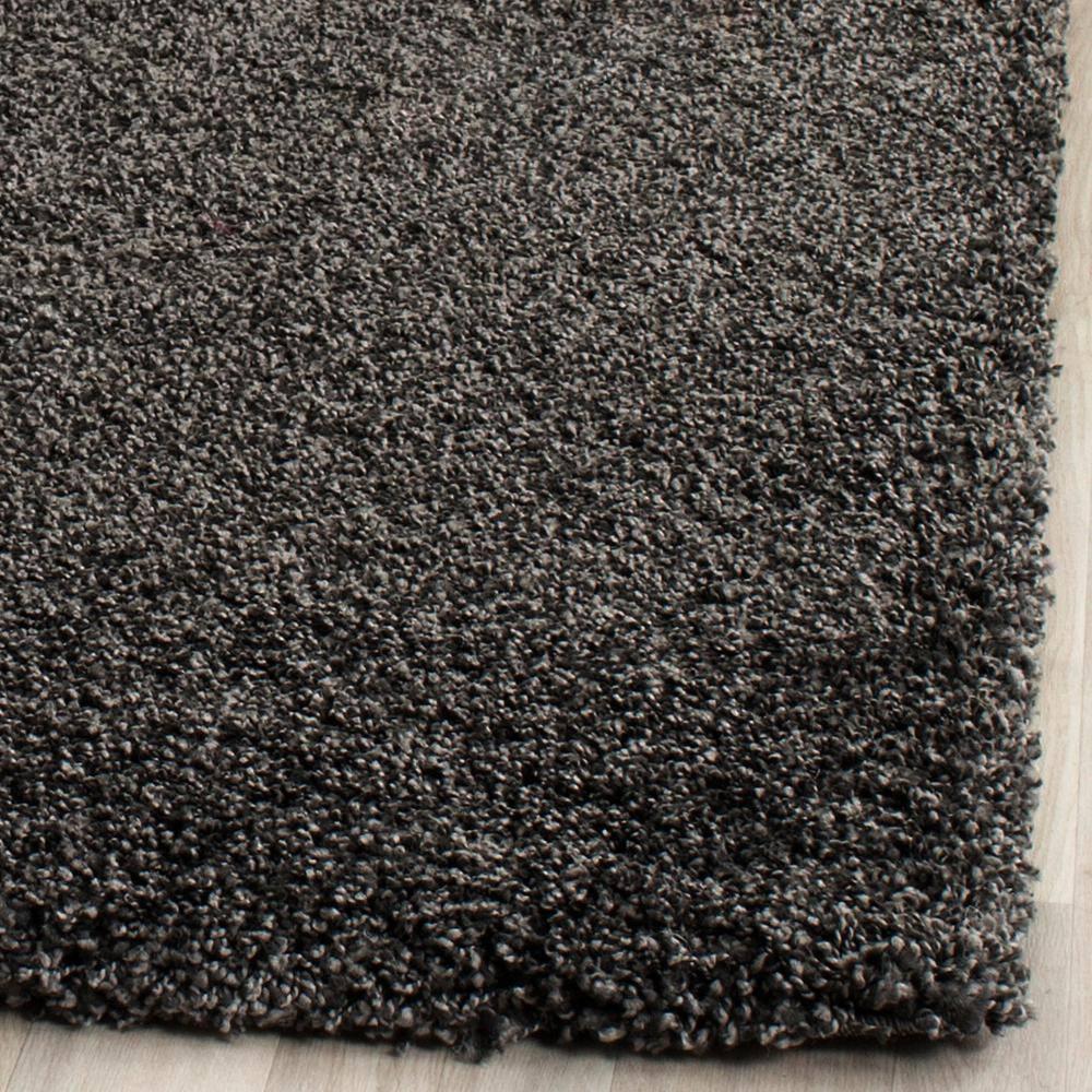 Milan Shag SG180 Power Loomed Indoor Area Rug - Dark Grey - 7'x7' - Safavieh