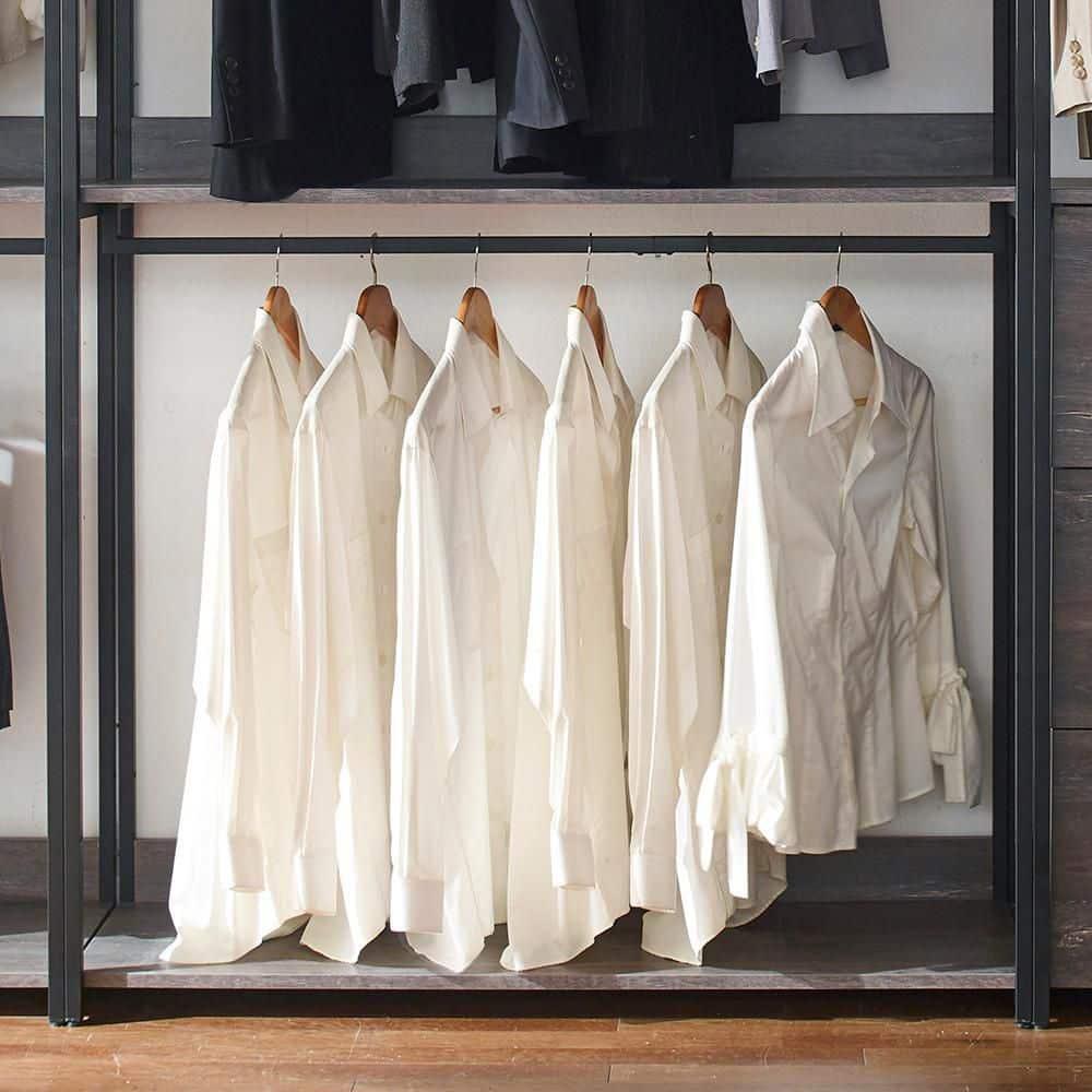 Monica Wood Walk-in Closet System 00063