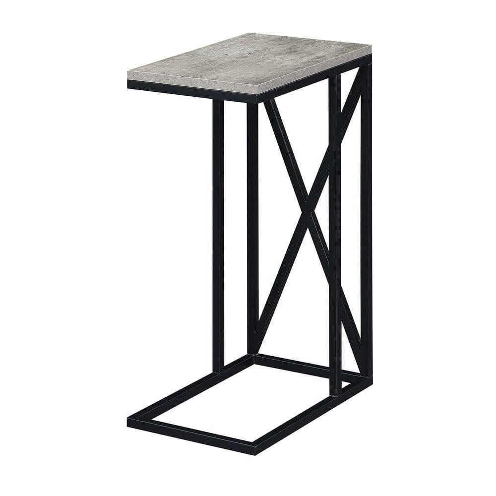 Convenience Concepts Tucson C End Table, Faux Birch/Black