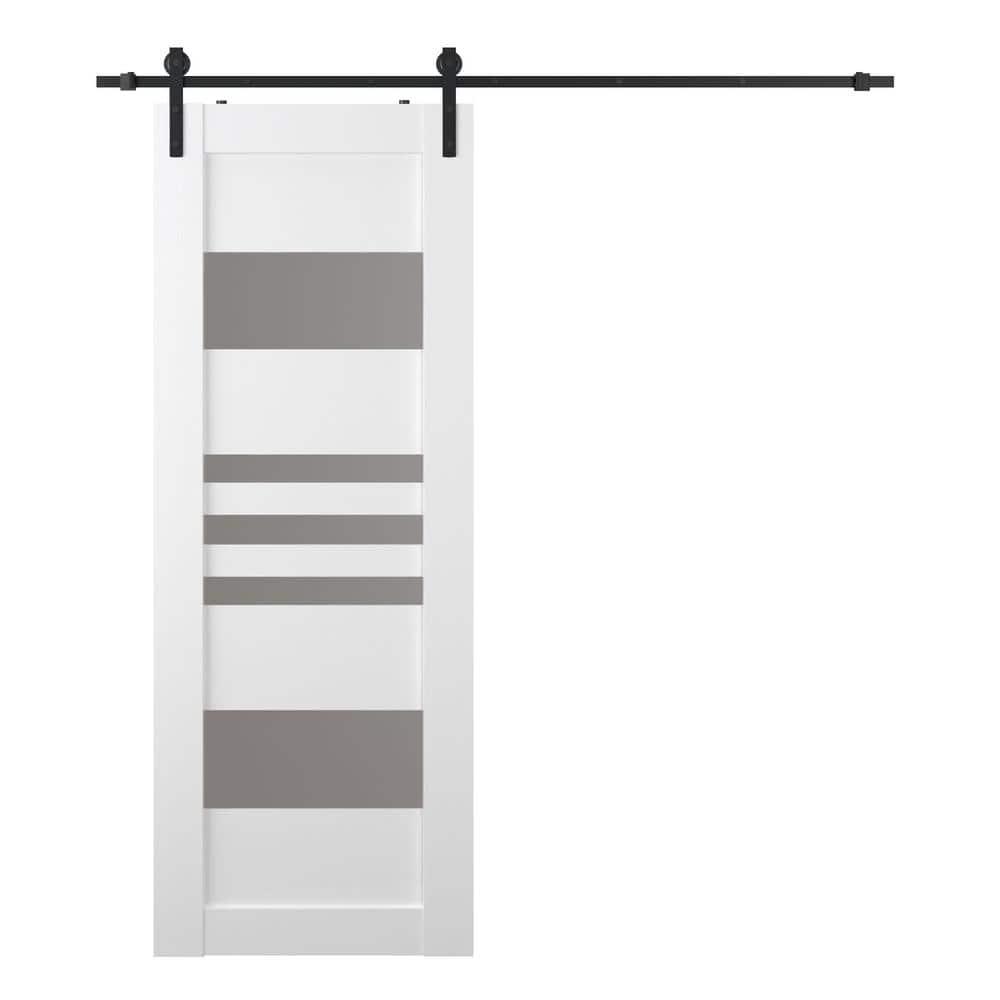 Belldinni Solid + Manufactured Wood Paneled Barn Door