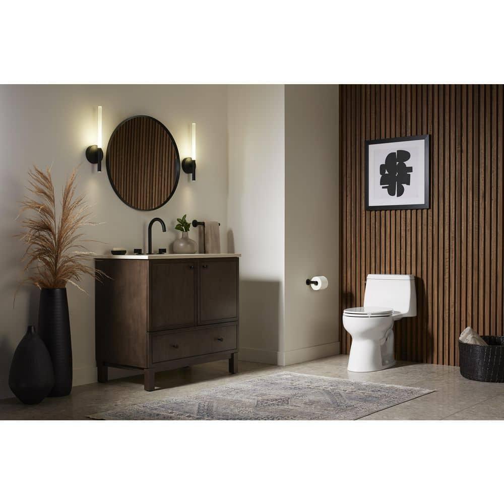 Santa Rosa Comfort Height One-Piece Compact Elongated 1.28 Gpf Toilet With Revolution 360 Swirl Flushing Technology And Continuousclean St