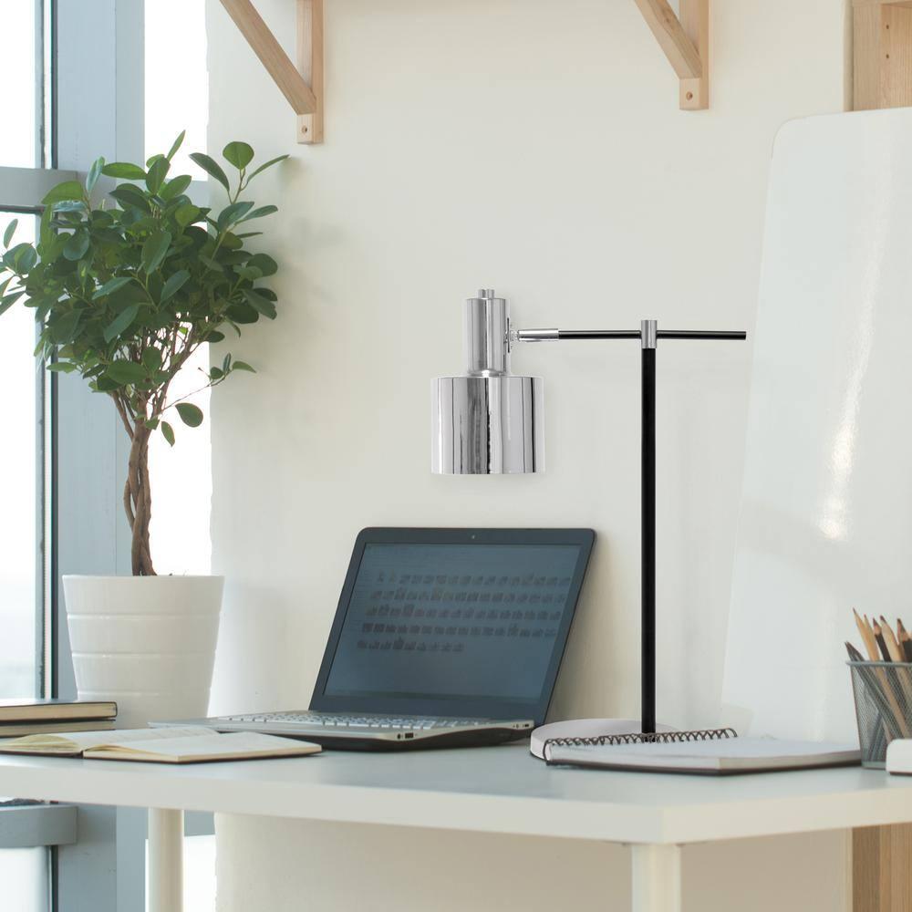 Latitude Run® 21" Chrome Desk Lamp | Wayfair