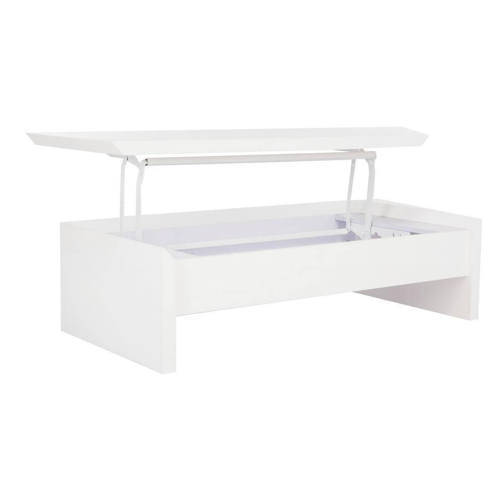 Kinsley Lift-Top Coffee Table - White - Safavieh