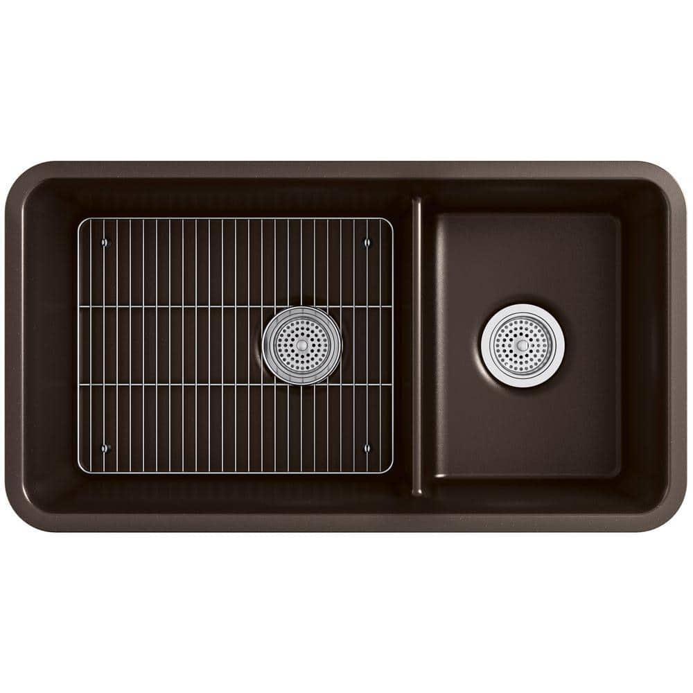 Cairn® 34" L x 18" W Double Basin Undermount with Accessories