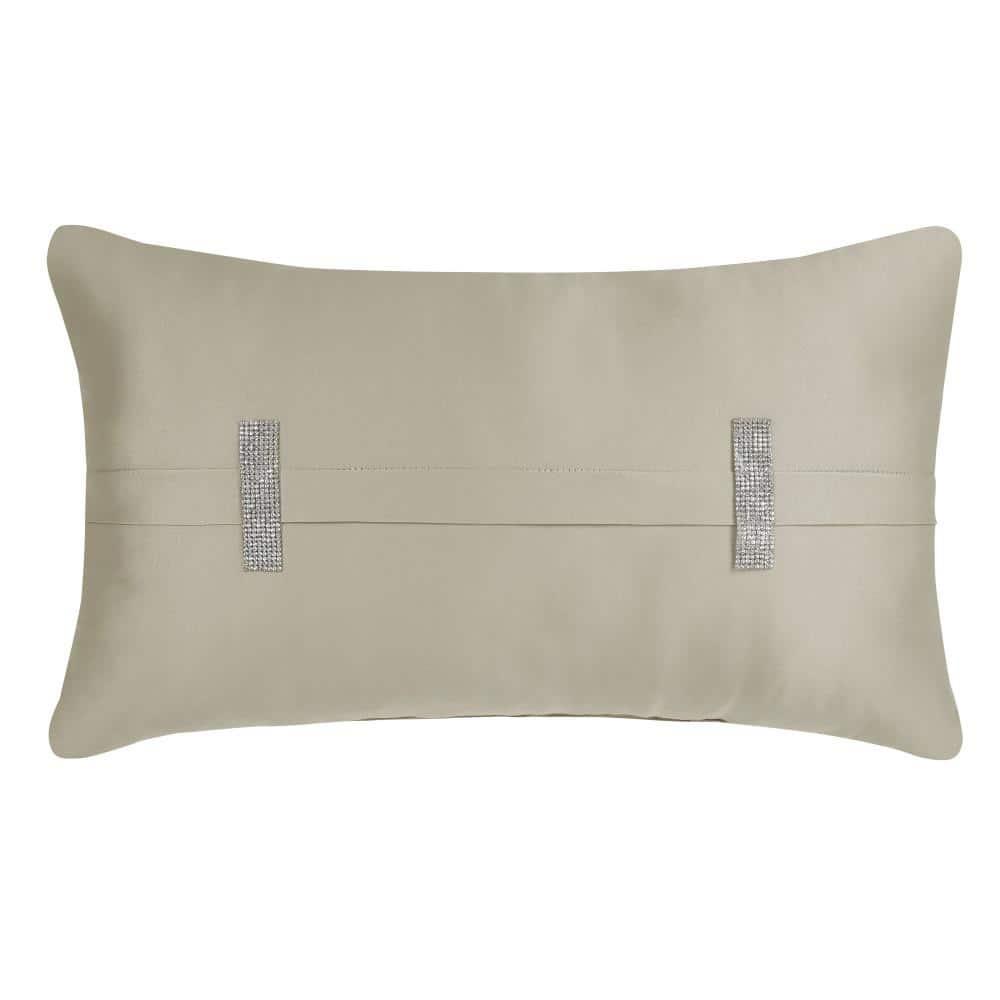 Five Queens Court Blanchard Brilliance Quilted Boudoir Decorative Throw Pillow