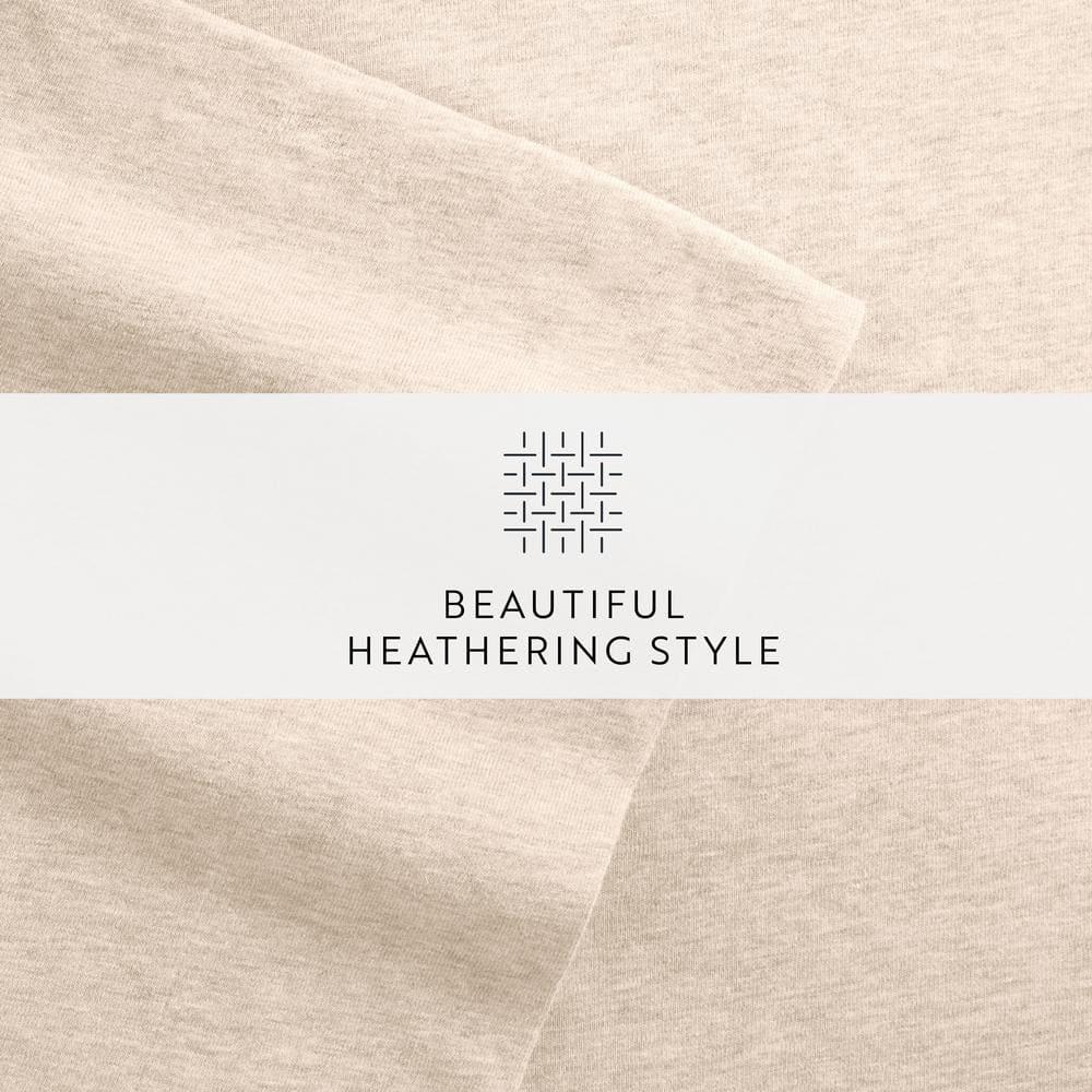 4 Piece 100% Cotton Jersey Knit Sheet Sets