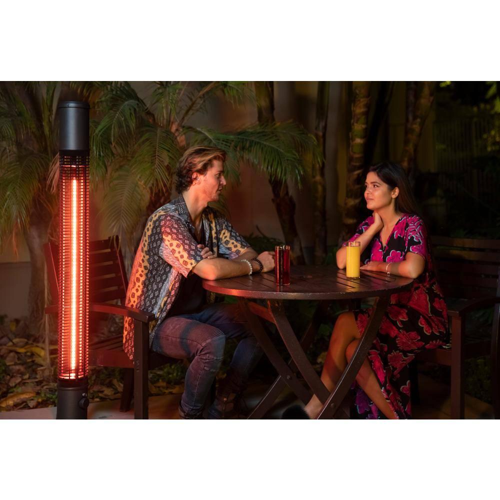 59" 1500 Watt Electric Standing Patio Heater