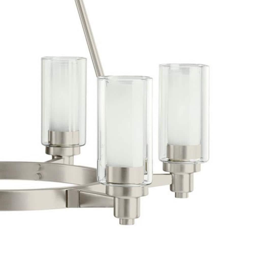 Kichler Lighting Circolo 6 - Light Chandelier in  Brushed Nickel