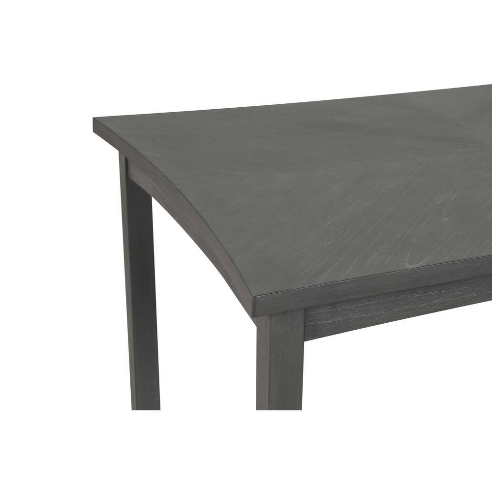 New Classic Furniture Flair  60" Dining Table & 4 Chairs (5 Pc Set)-Gray