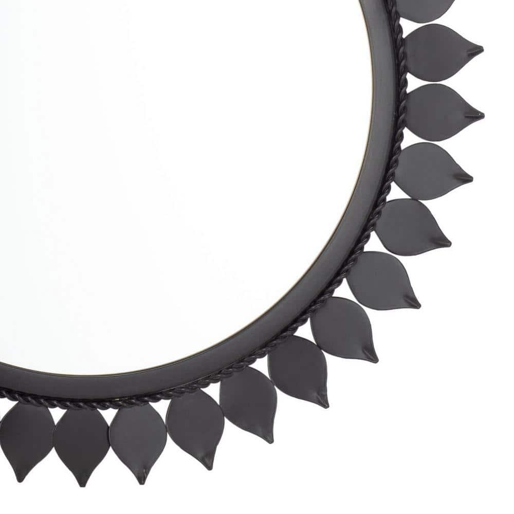 Nally Mirror - Matte Black - Safavieh