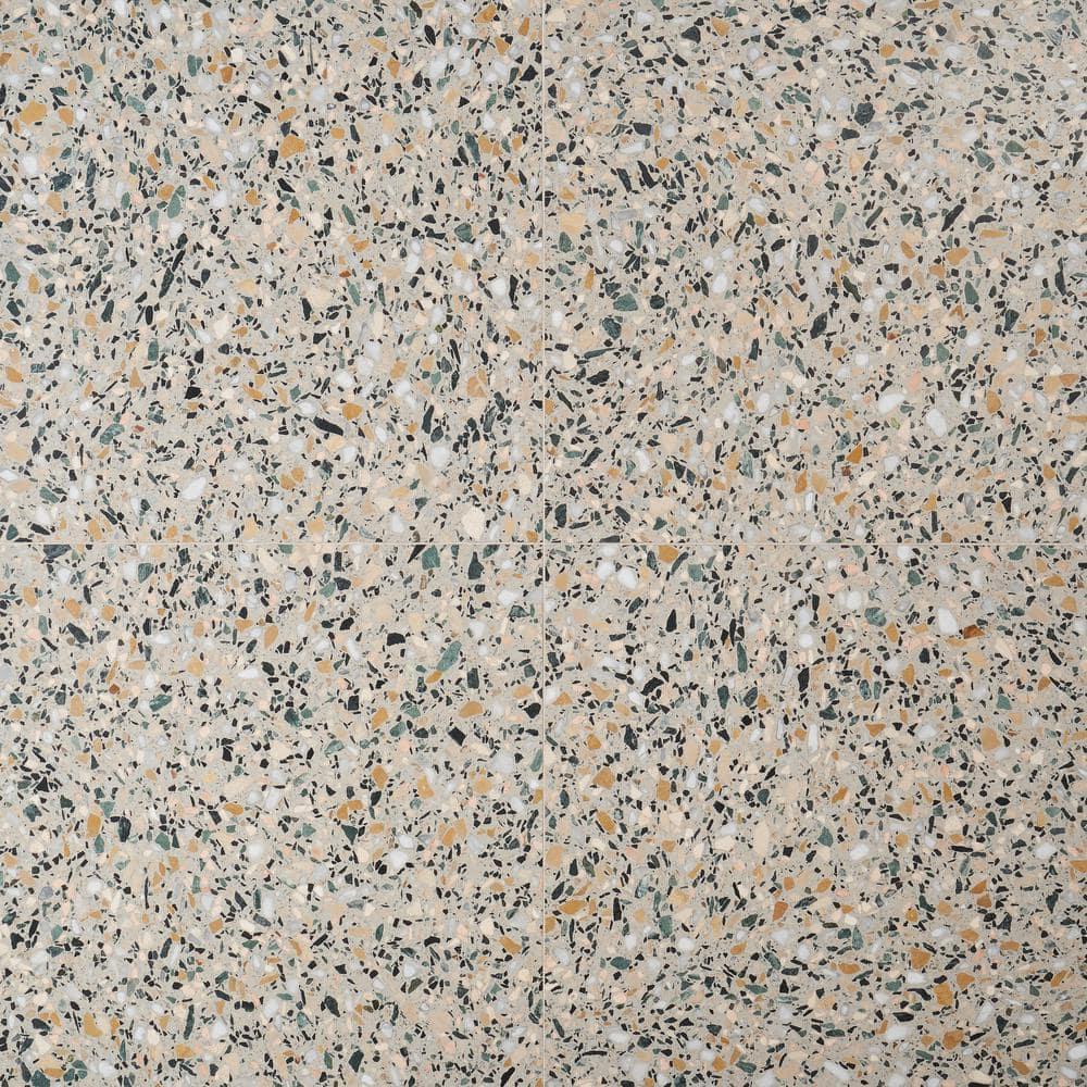Brezza Terrazzo 23.62 in. x 23.62 in. Honed Terrazzo Floor and Wall Tile (3.87 Sq. Ft. / Each)