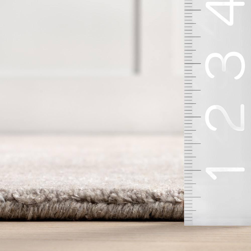 Nuloom Arrel Speckled Wool-Blend Area Rug, 6' x 9', Dove Grey