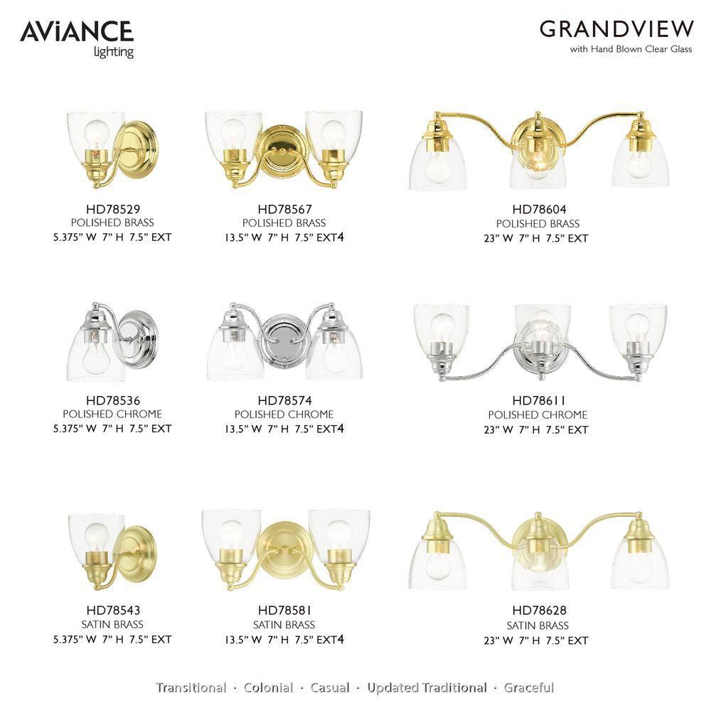 Livex Lighting Montgomery 2 - Light Vanity in  Satin Brass