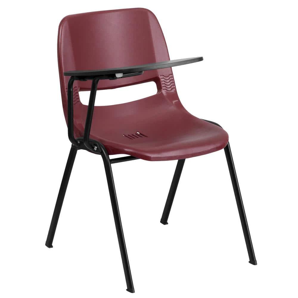 Westley Ergonomic Shell Chair with Right Handed Flip-Up Tablet Arm