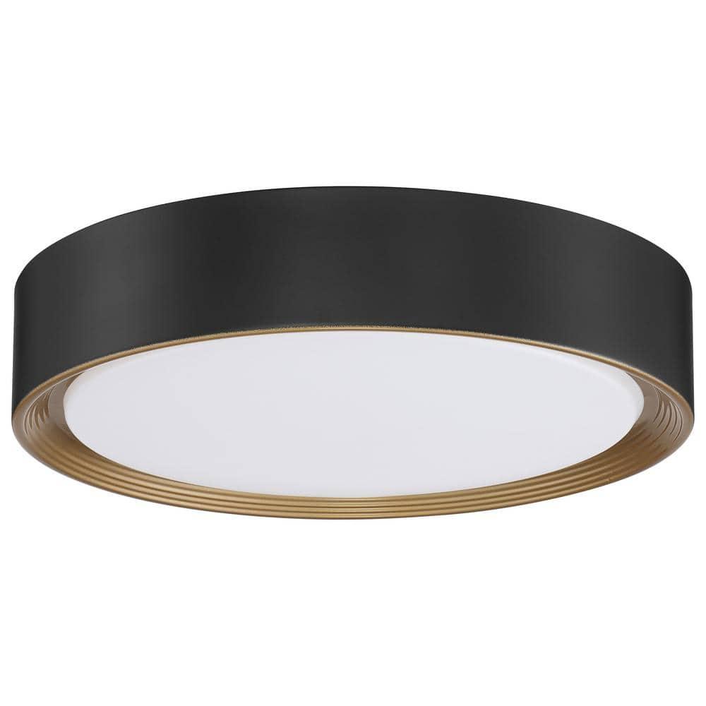 Access Lighting Malaga 1 - Light Flush Mount in  Matte Black