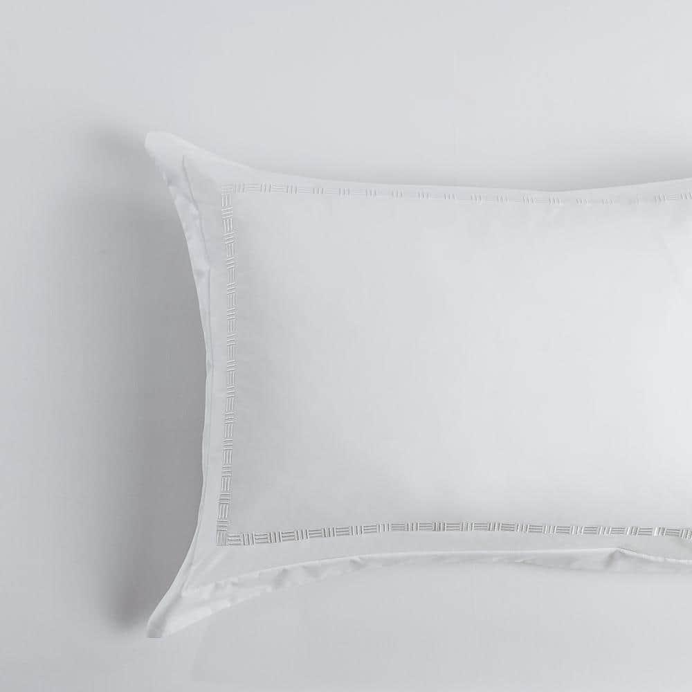 Hotel Grand Hotel Grand TENCEL Lyocell And Cotton Blend Embroi Sateen Duvet Cover Set