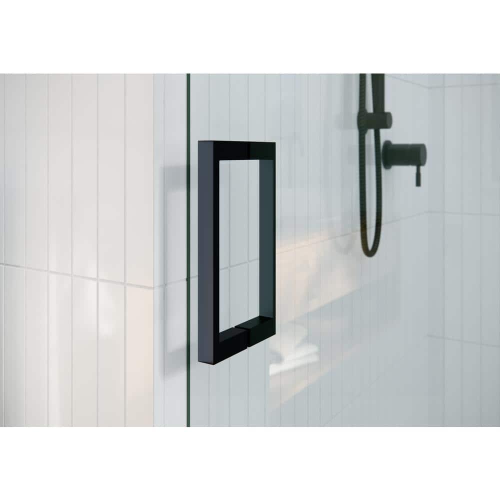 Astro 60 - 64 in. x 78 in. Fully Frameless Glass Sliding Shower Door