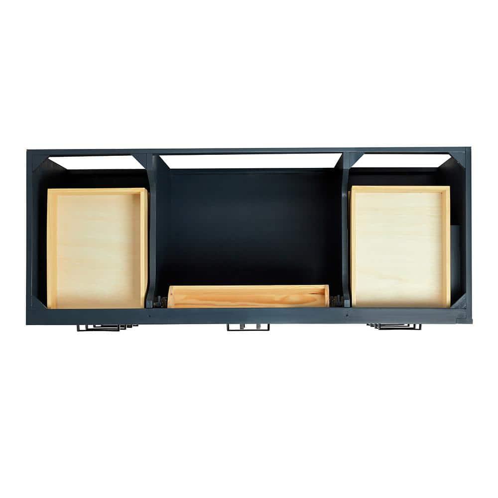 Ariel T054s-Bc Hepburn 54" Single Free Standing Vanity Cabinet Only - Blue