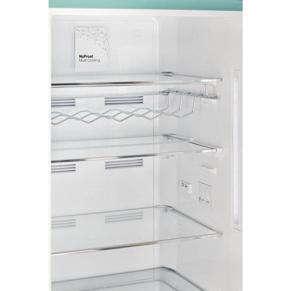 Unique Appliances Classic Retro 24 In 12 Cu.ft Bottom Mount Fridge Auto Defrost, Energy Star Certified, Counter Depth UGP-340L T AC