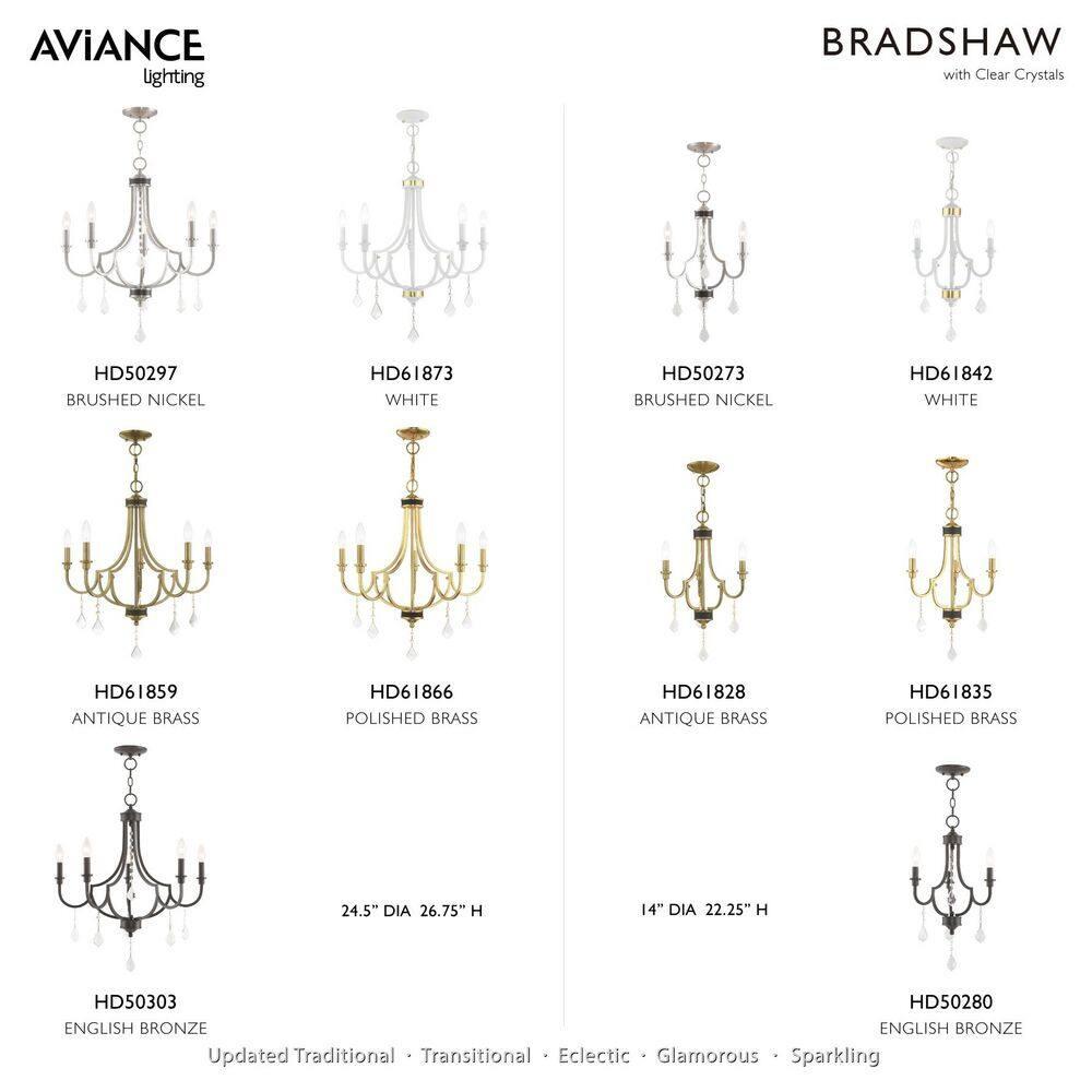 Dedric 5 - Light Dimmable Classic / Traditional Chandelier