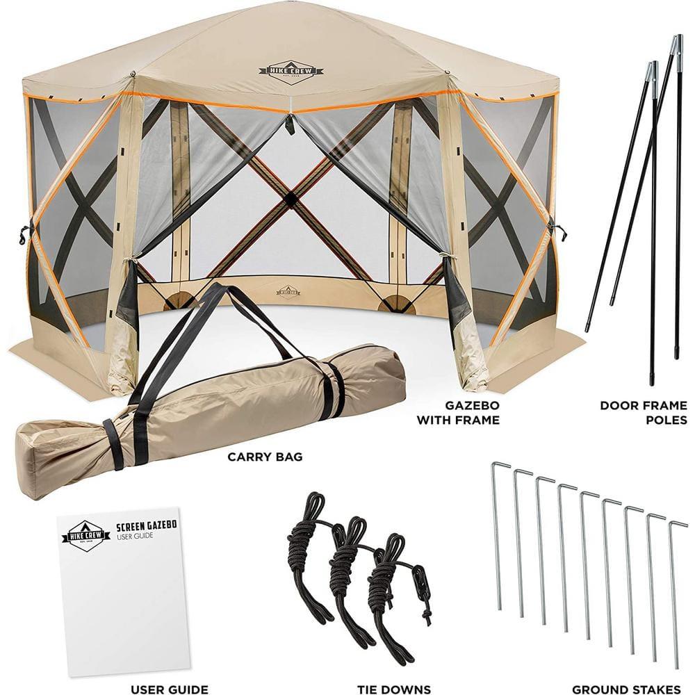 Hike Crew 12 Ft. W x 12 Ft. D Fiberglass Pop-Up