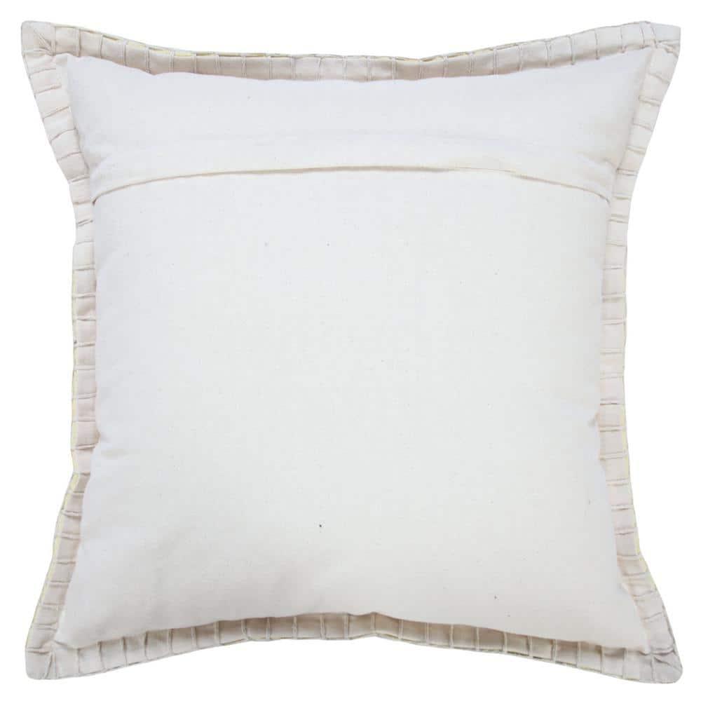 Ebern Designs Contemporary Solid Stonewashed Handmade Cotton Throw Pillow Set