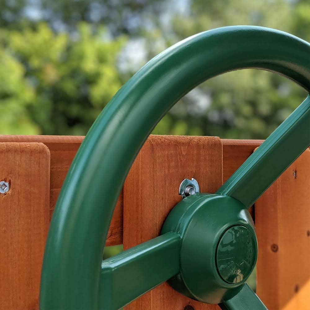 Gorilla Playsets Steering Wheel Swing Set Accessory - Green