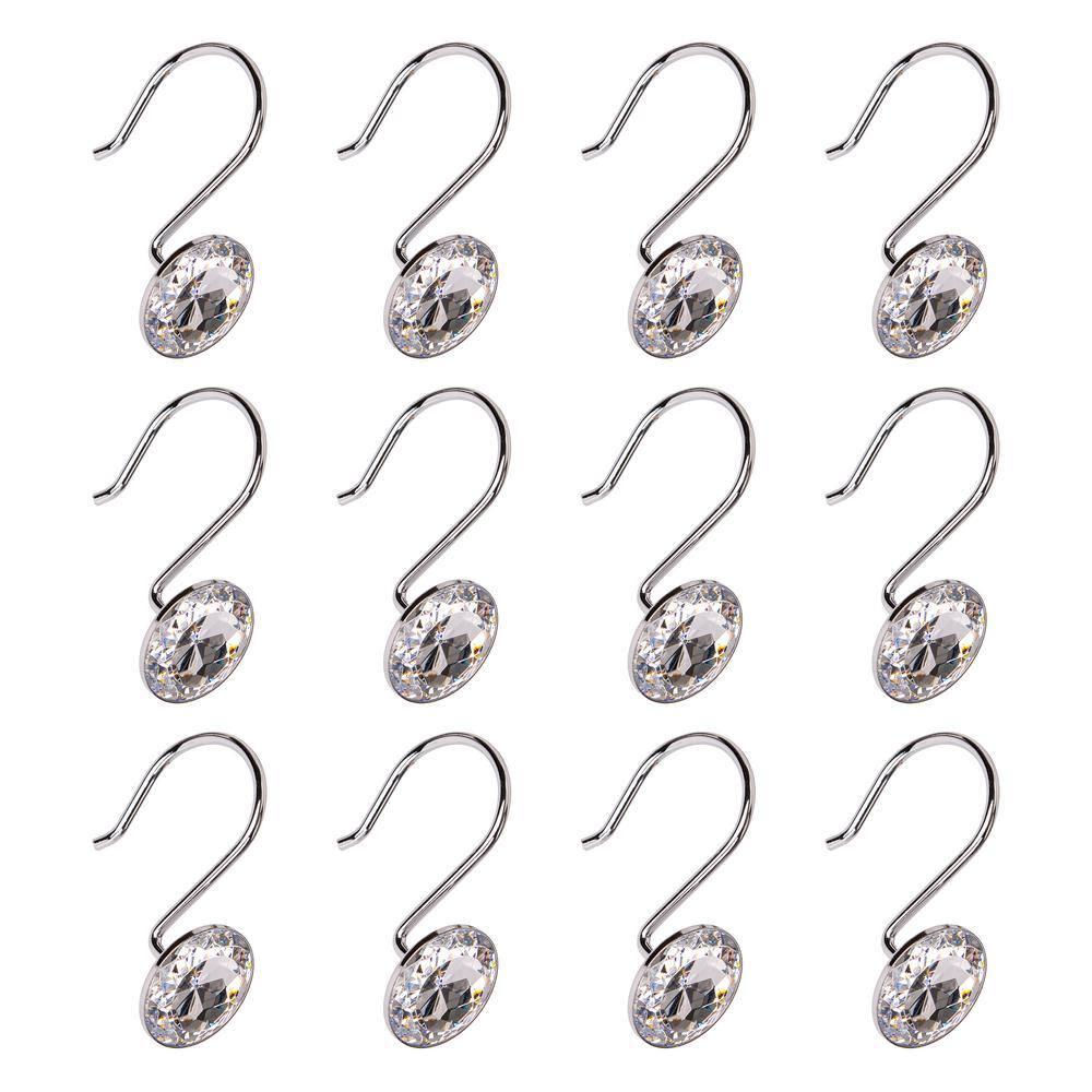 Utopia Alley Steel Shower Curtain Hook (Set of 12)