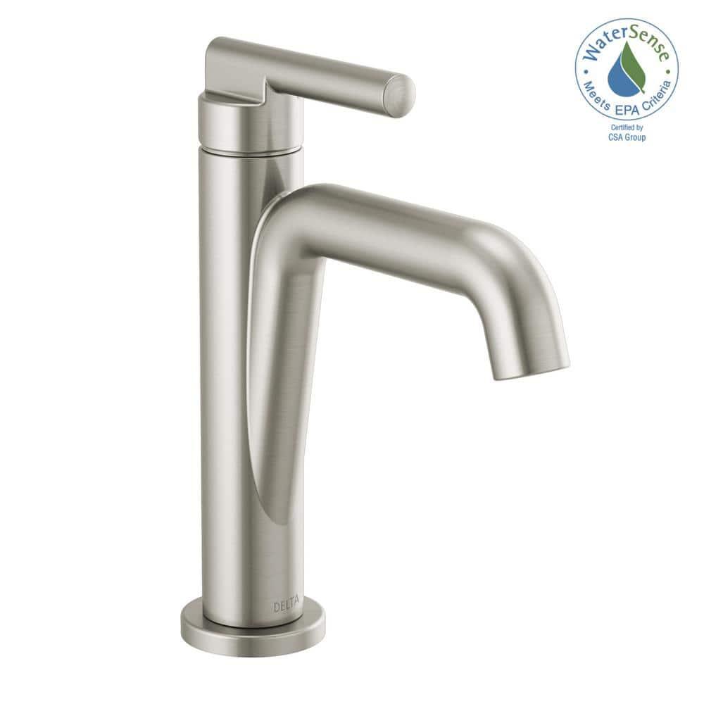 Nicoli Single Hole Bathroom Faucet with Drain Assembly, Single Handle Bathroom Sink Faucet