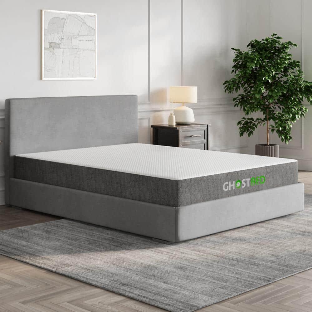 King Size Gray Gel Memory Foam Adjustable Mattress