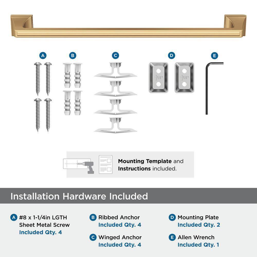 Mulholland 19.81" Wall Mounted Towel Bar