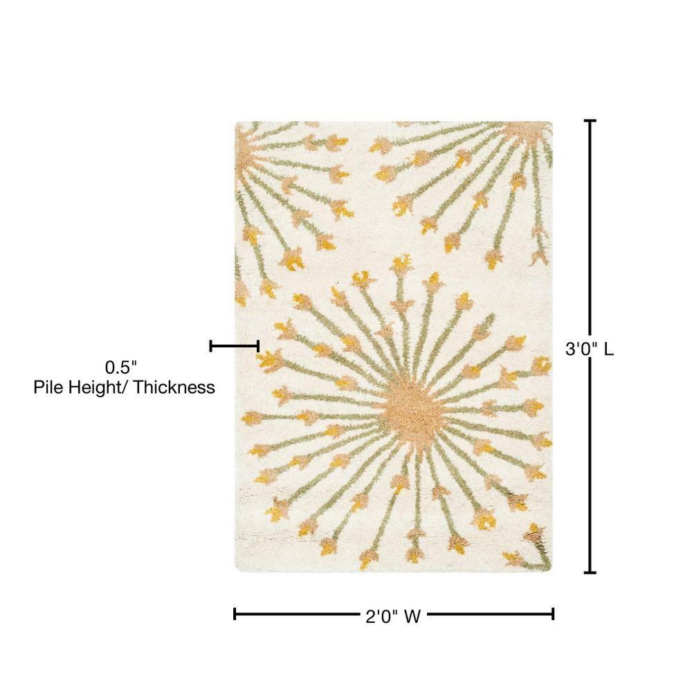 Bella BEL123 Hand Tufted Accent Rug - Beige/Gold - 2'x3' - Safavieh.