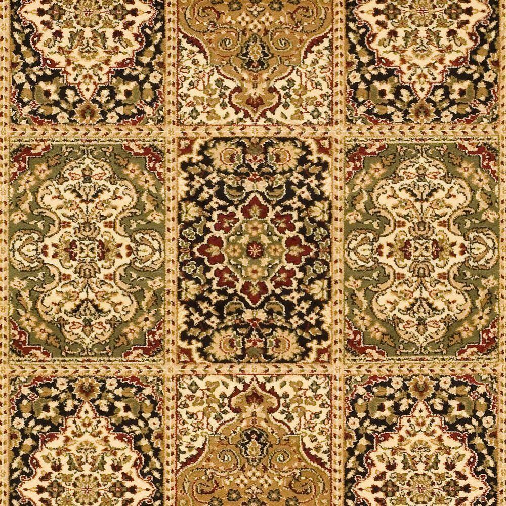 Lyndhurst LNH217 Power Loomed Area Rug - Multi/Green - 5'3"x7'6" - Safavieh.
