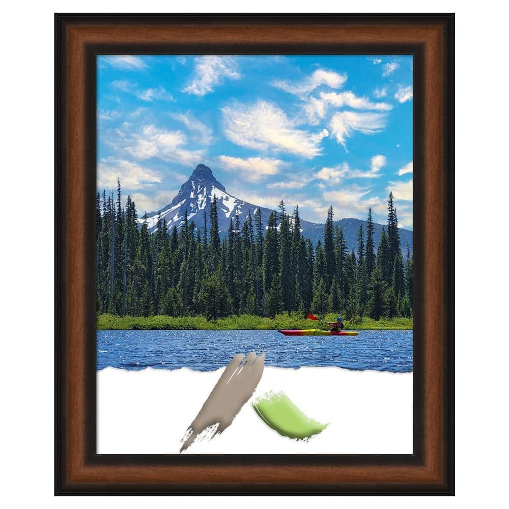 Amanti Art Yale Walnut Picture Frame Opening Size 16x20 in.