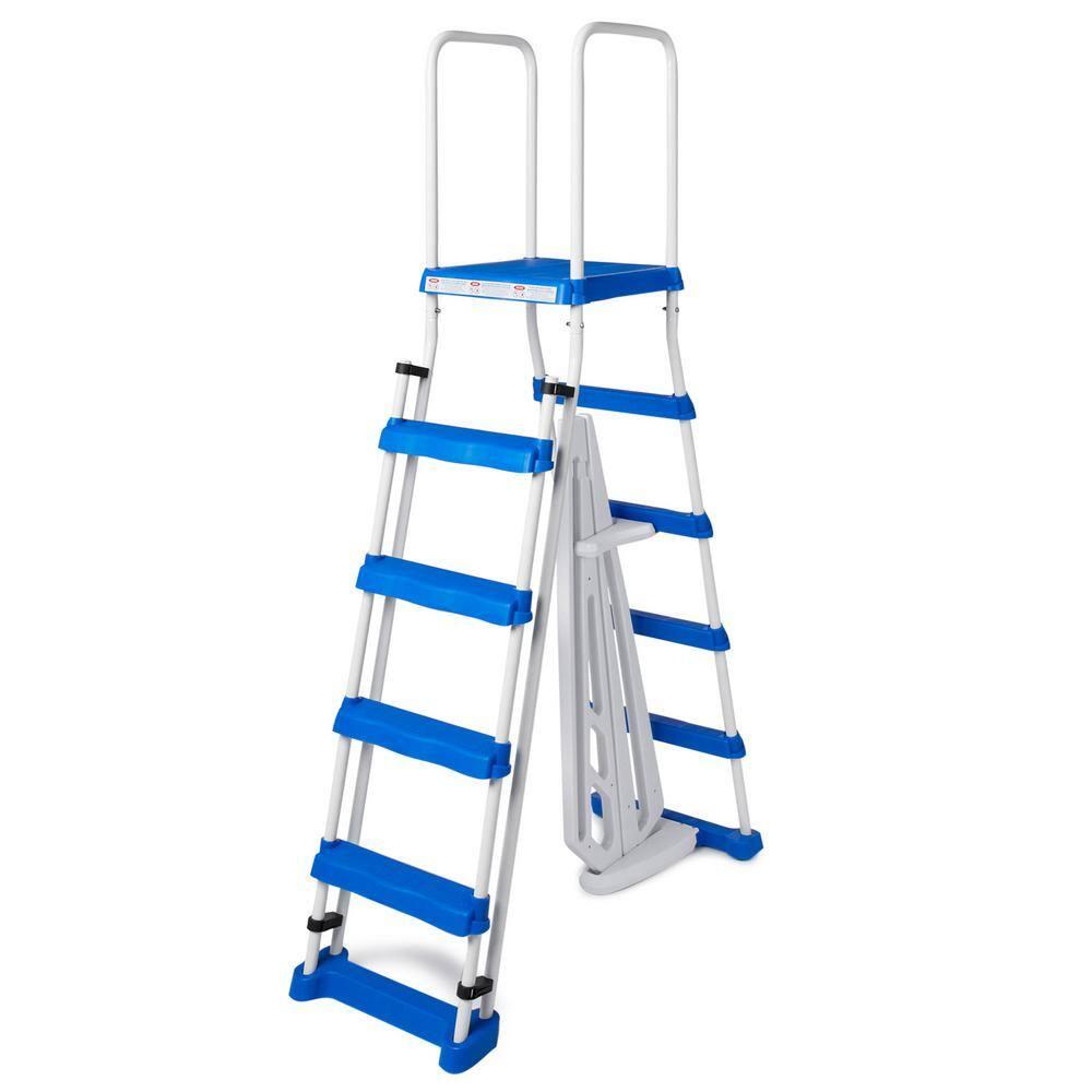 Aquarian Phoenix 18' x 52" Steel Frame Above-Ground Pool Kit, DIY Family Size Backyard Pool with Sand Filter Pump, Ladder, Liner, & Thru-Wall Skimmer