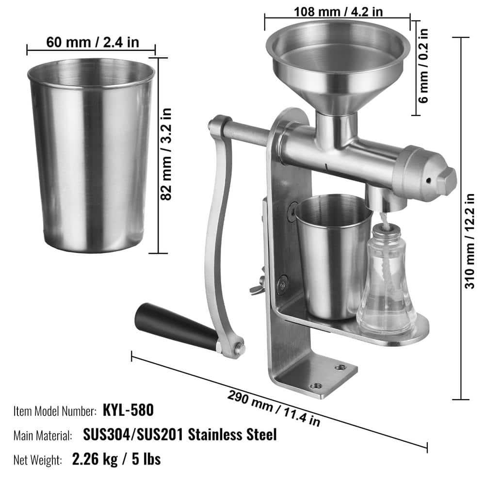 VEVOR Vevor Manual Oil Press Machine
