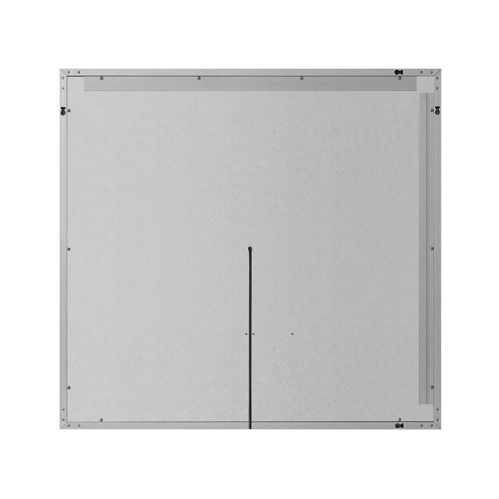 Wyndham Collection Miramar Lighted Mirror with Dimmer and Defogger, Wall Switch Direct