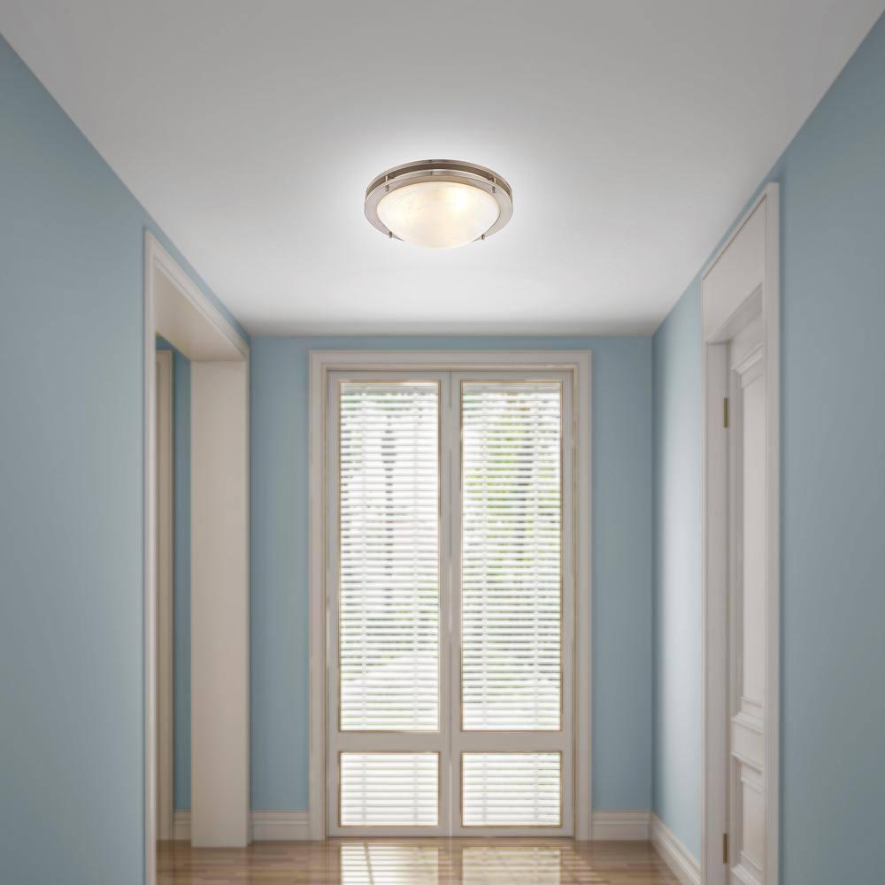 Livex Lighting Ariel 3 - Light Flush Mount in  Brushed Nickel