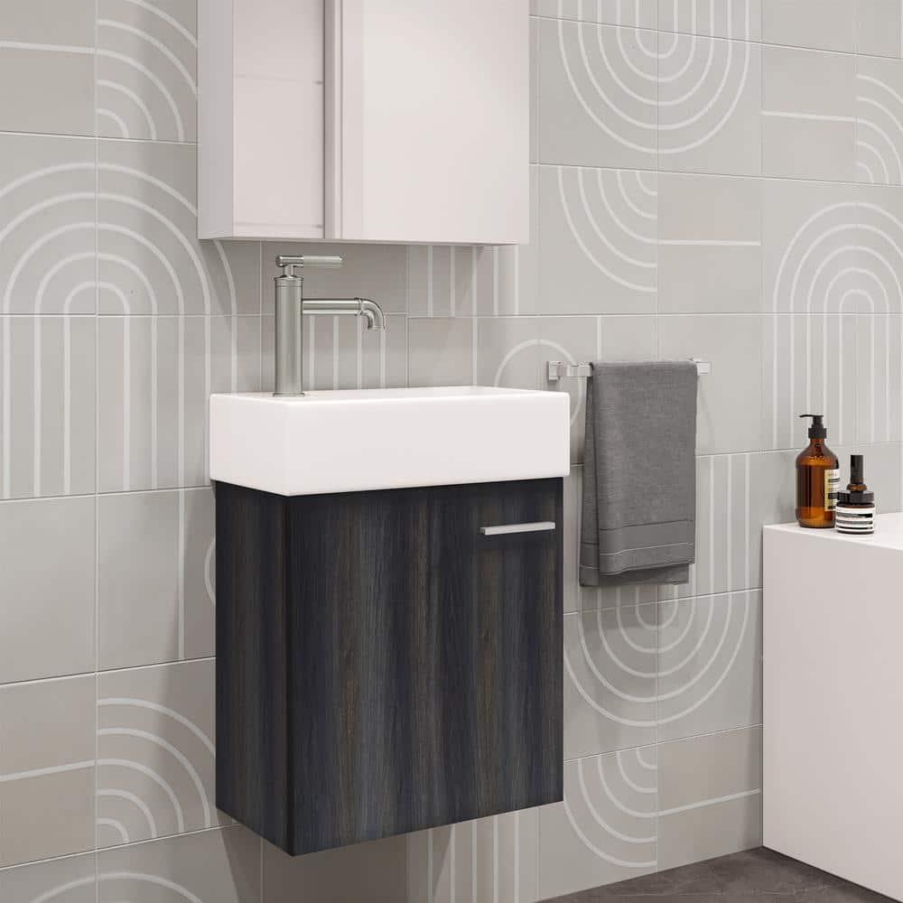 Colmer 18" Wall-Mounted Bathroom Vanity